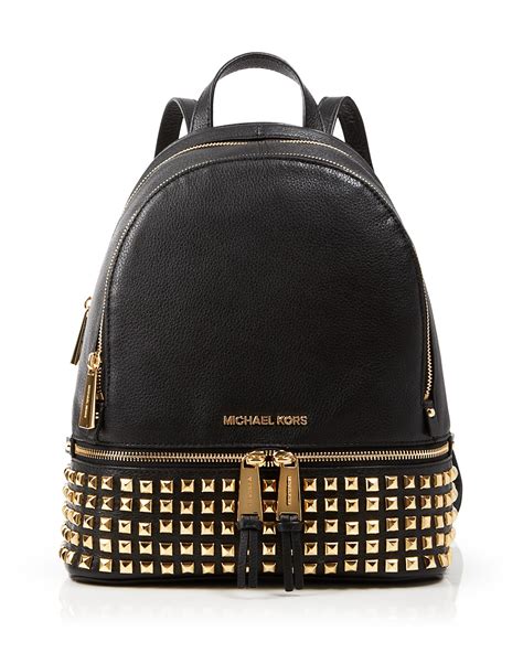 Michael Kors Rhea Zip Studded Backpack 